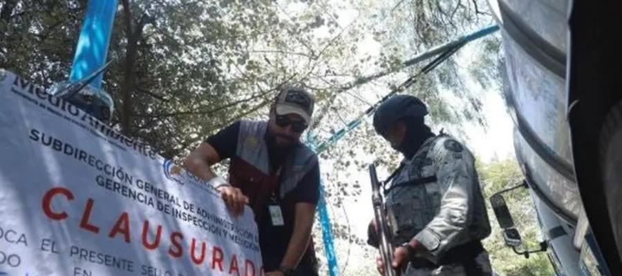 Conagua clausura pozo por huachicoleo de agua potable en Edomex Conagua clausura pozo por huachicoleo de agua potable en Edomex