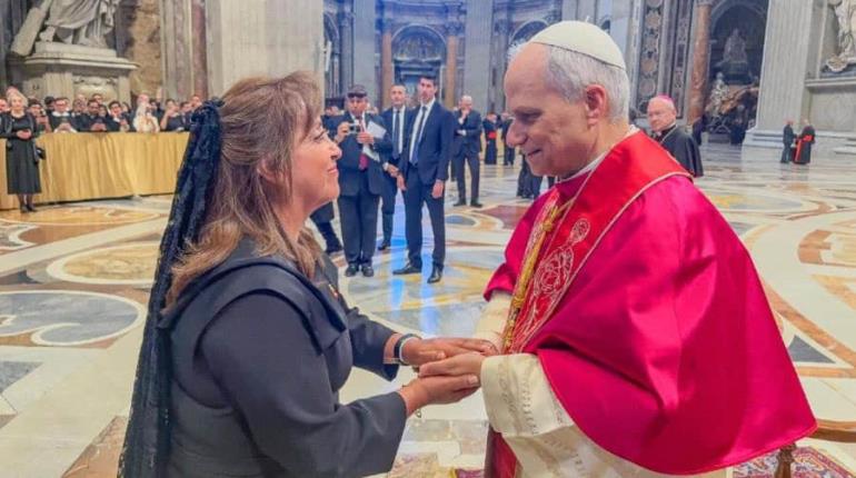 Papa León XIV, un "siervo de Dios" que dedicó años al servicio de Perú: Dina Boluarte, tras reunirse con el Pontífice