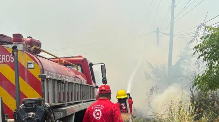 Calor mantuvo a Tabasco sábado y domingo con potencial extremo en generación de incendios
