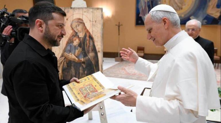 Recibe Papa en audiencia a Zelenski; hablan sobre el fin de la guerra entre Ucrania y Rusia