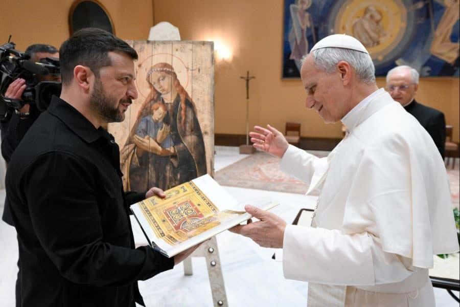 Recibe Papa en audiencia a Zelenski; hablan sobre el fin de la guerra entre Ucrania y Rusia