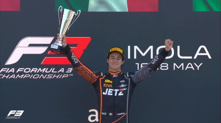 Mexicano Santiago Ramos gana la carrera principal de Fórmula 3 en Imola