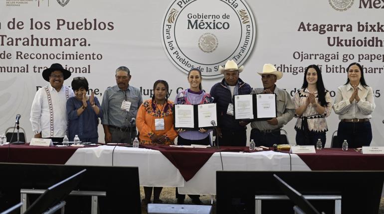 Sheinbaum refirma su compromiso con los pueblos indígenas de Chihuahua