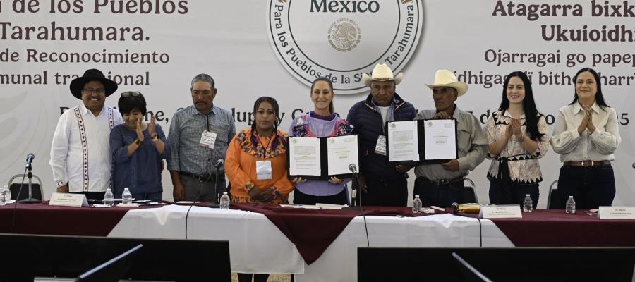 Sheinbaum refirma su compromiso con los pueblos indígenas de Chihuahua