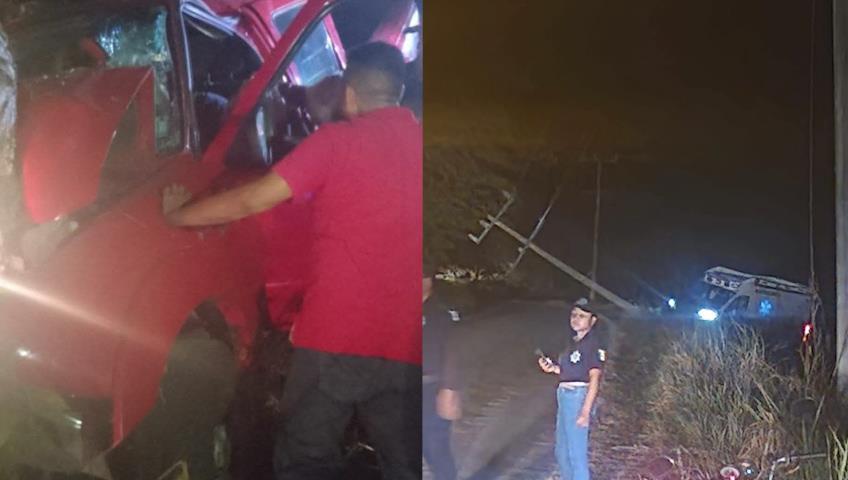 2 muertos y 5 heridos deja doble accidente en la vía Jonuta-Palizada 2 muertos y 5 heridos deja doble accidente en la vía Jonuta-Palizada