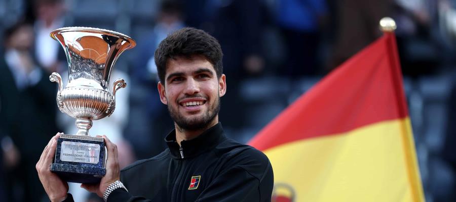 Conquista Carlos Alcaraz el Masters 1000 de Roma Conquista Carlos Alcaraz el Masters 1000 de Roma