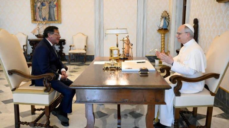 Papa León XIV recibe a Petro en El Vaticano y también a una delegación de la Diócesis de Chiclayo