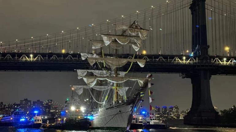 Falta de propulsión podría ser la causa del impacto del buque Cuauhtémoc, afirman expertos