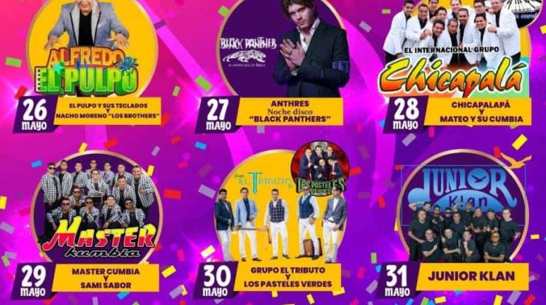 Anuncia Jalpa su cartelera musical para la feria