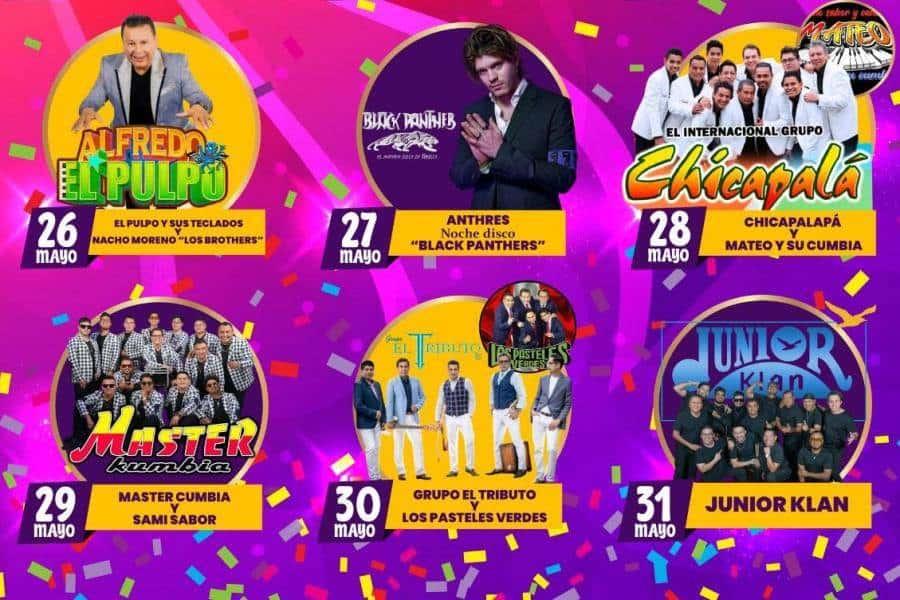 Anuncia Jalpa su cartelera musical para la feria Anuncia Jalpa su cartelera musical para la feria