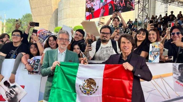 Tom Cruise causa revuelo en la CDMX, presenta Misión Imposible