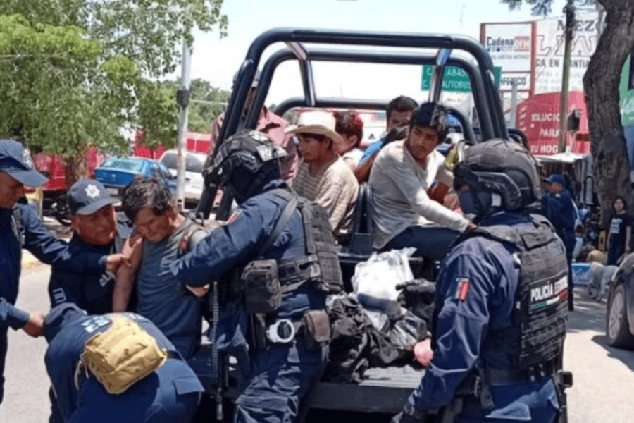 Detienen en Oaxaca 416 personas presuntamente en condición de calle Detienen en Oaxaca 416 personas presuntamente en condición de calle