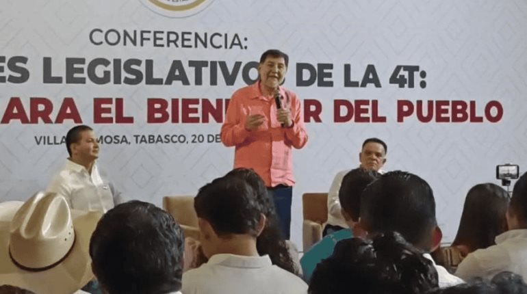 Llama Noroña desde Tabasco erradicar la misoginia, el clasismo y el racismo