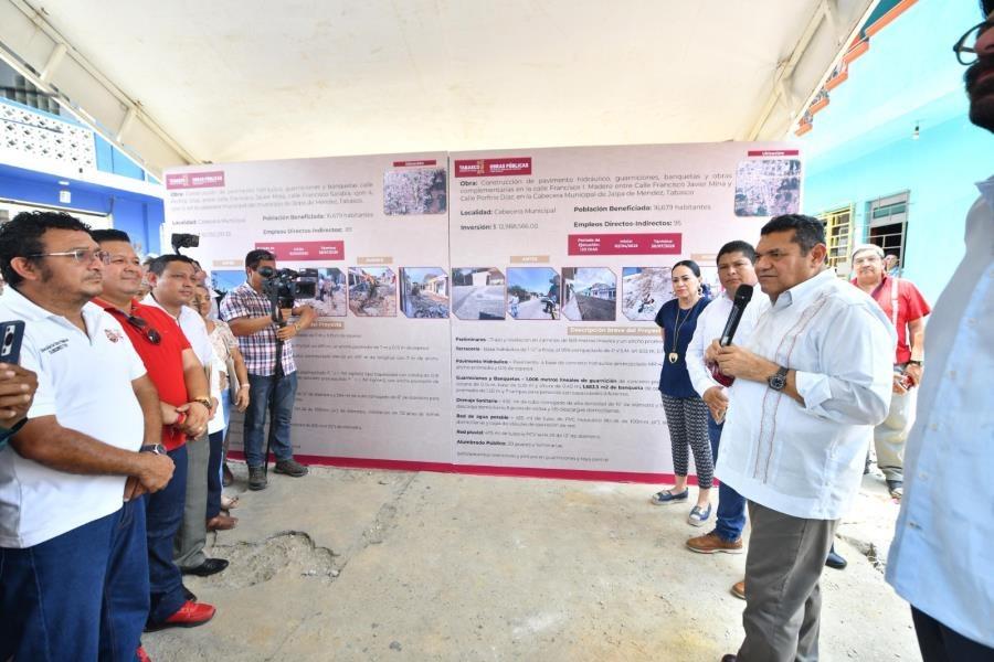Supervisa May construcción de calles en Jalpa; invierten 23.7 mdp Supervisa May construcción de calles en Jalpa; invierten 23.7 mdp