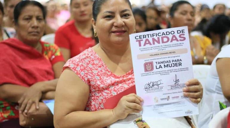 Anuncia May que duplicará apoyos del programa Tandas para el Bienestar en 2026