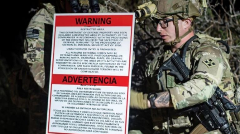 Alerta EE.UU. sobre nuevas "áreas de defensa nacional" en la frontera sur