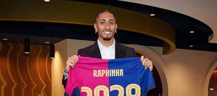 Barcelona renueva contrato con Raphinha hasta 2028 Barcelona renueva contrato con Raphinha hasta 2028