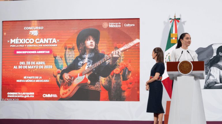 Van más de 10 mil inscritos en el concurso "México canta por la paz y contra las adicciones"