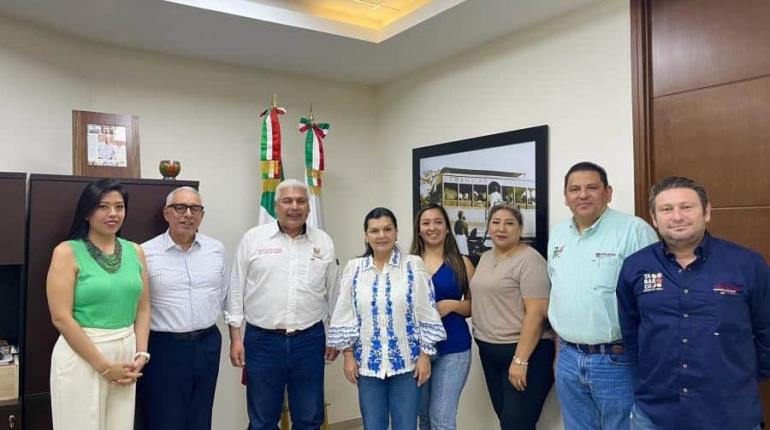 Revisan Osuna y Semovi problemática del transporte en Villahermosa
