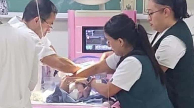 Rescatan a bebé tras ser abandonada dentro de una bolsa en Ecatepec