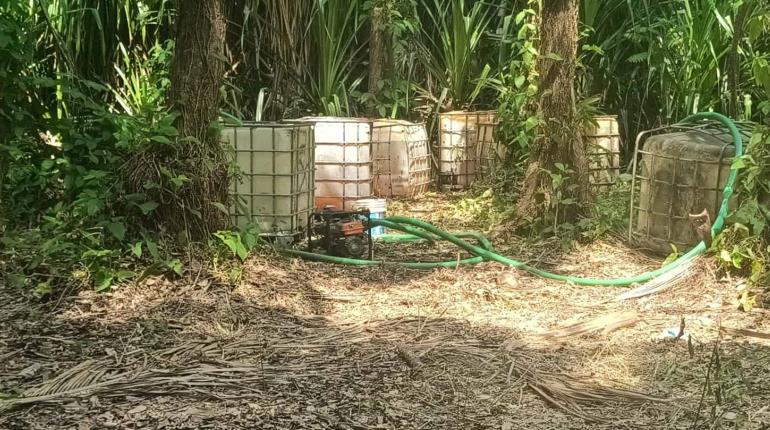 Decomisa Marina aproximadamente 7,500 litros de hidrocarburo en Paraíso