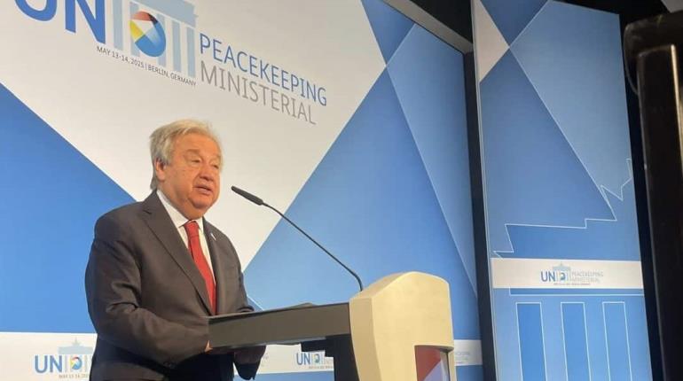 Invita Antonio Guterres al Papa León XIV a visitar la ONU