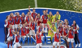 Arsenal consigue su segundo título en la Champions femenil