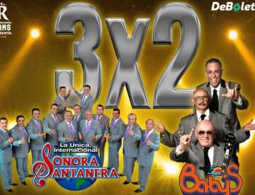 La Sonora Santanera y Los Babys al 3x2 en show en Villahermosa