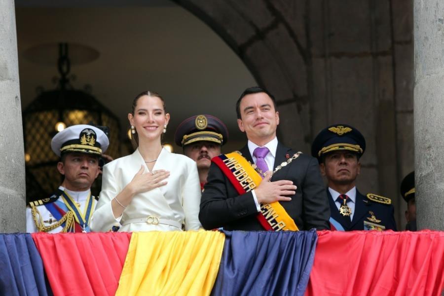 Juramenta Daniel Noboa como presidente de Ecuador por cuatro años más Juramenta Daniel Noboa como presidente de Ecuador por cuatro años más