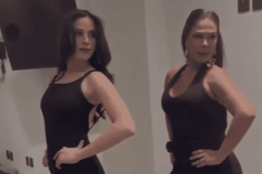 Fátima Bosch se prepara en pasarela con reconocida miss venezolana Fátima Bosch se prepara en pasarela con reconocida miss venezolana