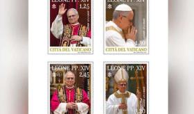 Lanza Vaticano sellos postales por el inicio de pontificado de León XIV