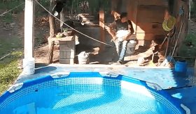 Captan video de "roba pavo" en Cunduacán