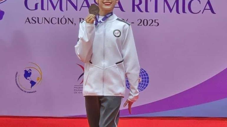 Gana tabasqueña oro junto a la delegación mexicana en Gimnasia Rítmica