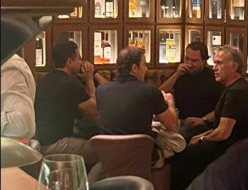 Captan a los Yunes en lujoso bar de Madrid