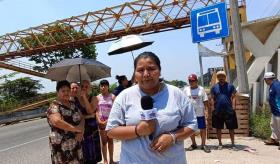 Demandan habitantes de ´La Providencia´, Centro, reparación del puente peatonal