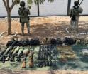 Decomisan armas, drogas y equipo táctico durante operativo en municipio de Sinaloa