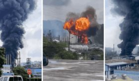Se incendia la refinería más importante de Ecuador