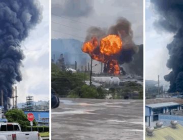 Se incendia la refinería más importante de Ecuador
