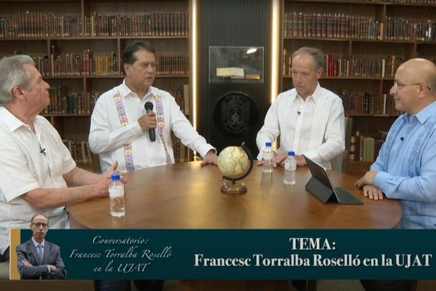 Jóvenes actuales han perdido algunos valores, sostiene Francesc Torralba, Doctor Honoris Causa UJAT 2025