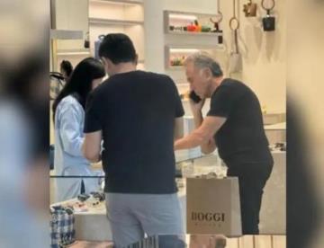 Captan nuevamente a los Yunes en Madrid, ahora en tienda de lujo