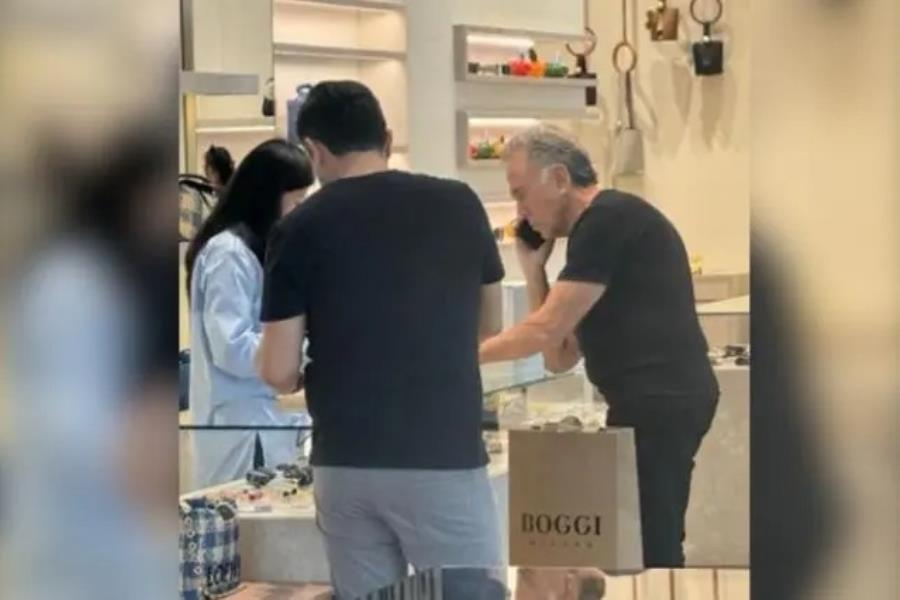 Captan nuevamente a los Yunes en Madrid, ahora en tienda de lujo Captan nuevamente a los Yunes en Madrid, ahora en tienda de lujo
