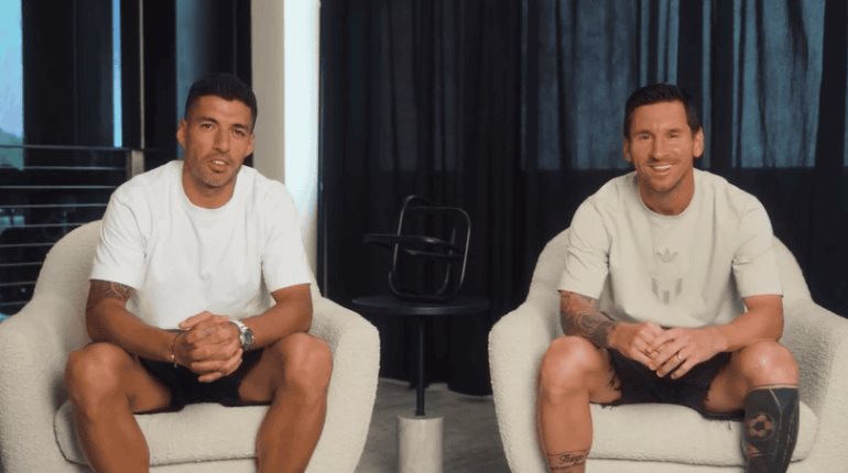 Luis Suárez y Messi anuncian la fundación de su equipo el Deportivo LSM