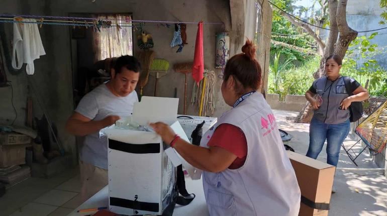 Inicia entrega de paquetes electorales a 1,411 presidentes de mesas de casillas