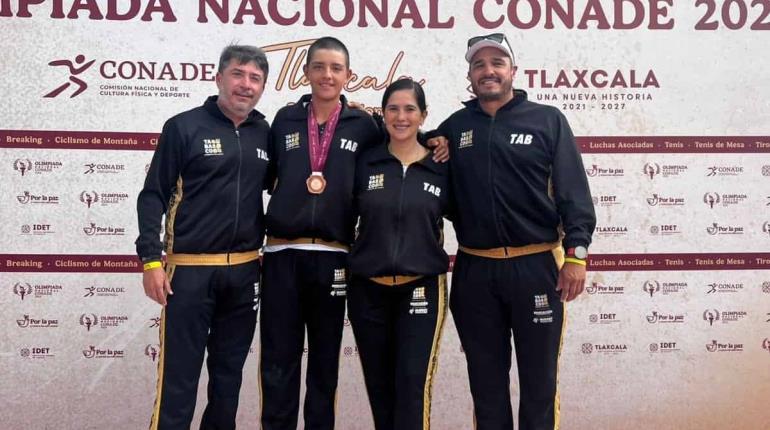 Tabasco obtiene bronce en la Olimpiada Nacional de Tenis
