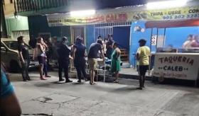 Ejecutan a hombre mientras cenaba en taquería de La Manga II en Centro
