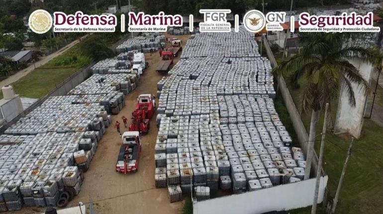 Decomiso en Centro estaría vinculado a una red de trasiego de combustible: Sheinbaum