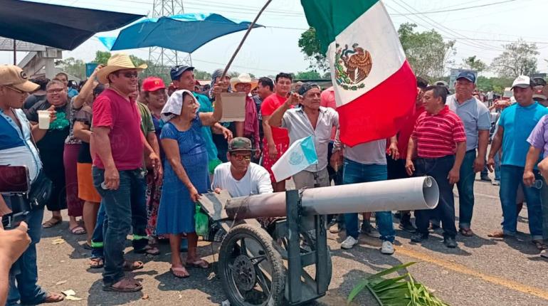 Ajustan 21 horas de bloqueo en Tamulté de las Sabanas, al mediodía de este viernes
