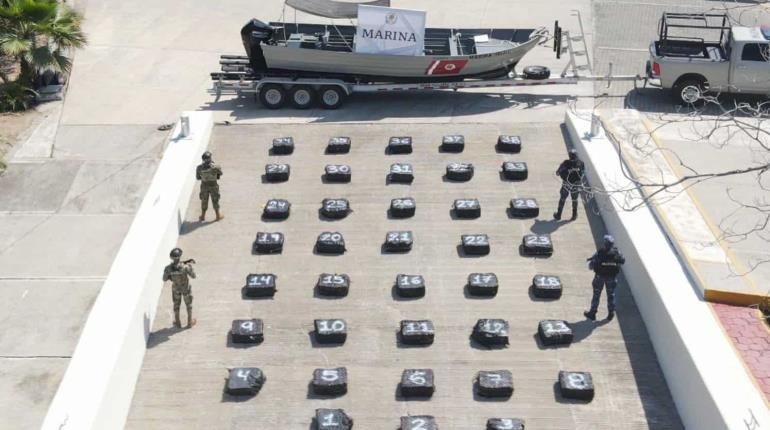 Decomiso de 1.5 toneladas de cocaína en Jalisco, deja afectación de 362 mdp a crimen organizado: Autoridades