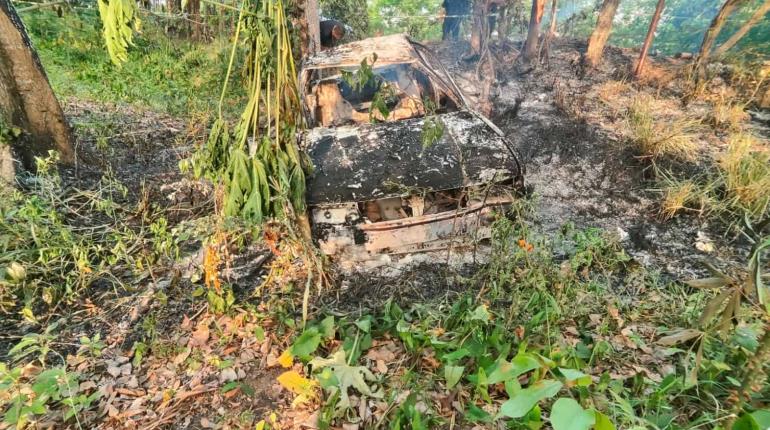 Muere calcinado al salirse de la Frontera-Villahermosa
