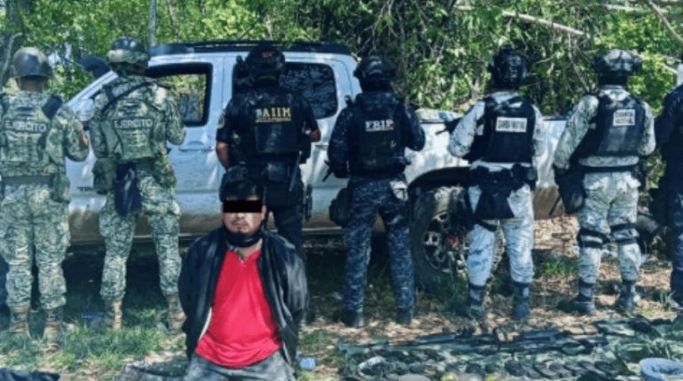 Agreden sujetos armados a fuerzas de seguridad en Frontera Comalapa, Chiapas